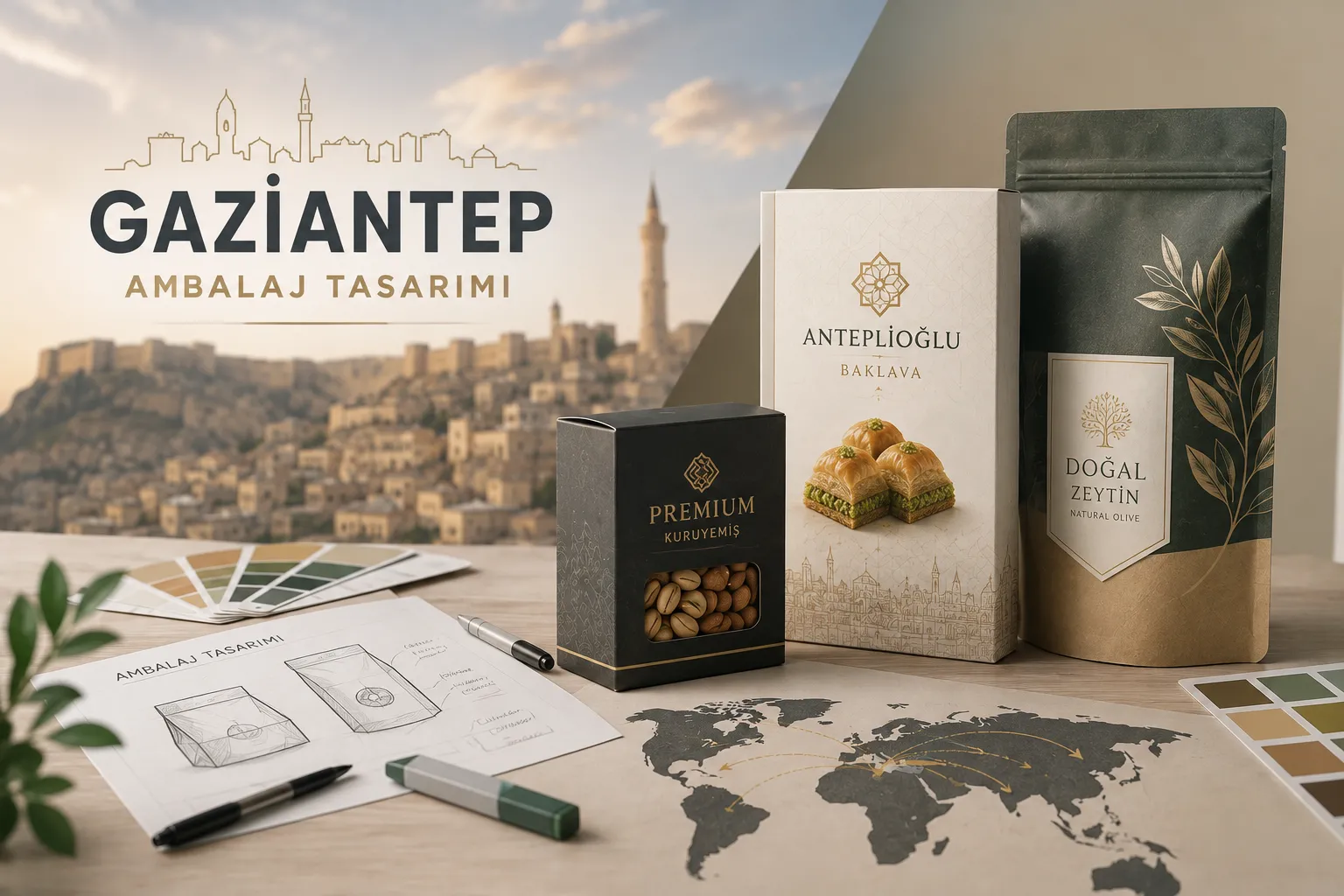 Gaziantep Ambalaj Tasarımı: Ürününüzü Rafta ve İhracatta Öne Çıkarın