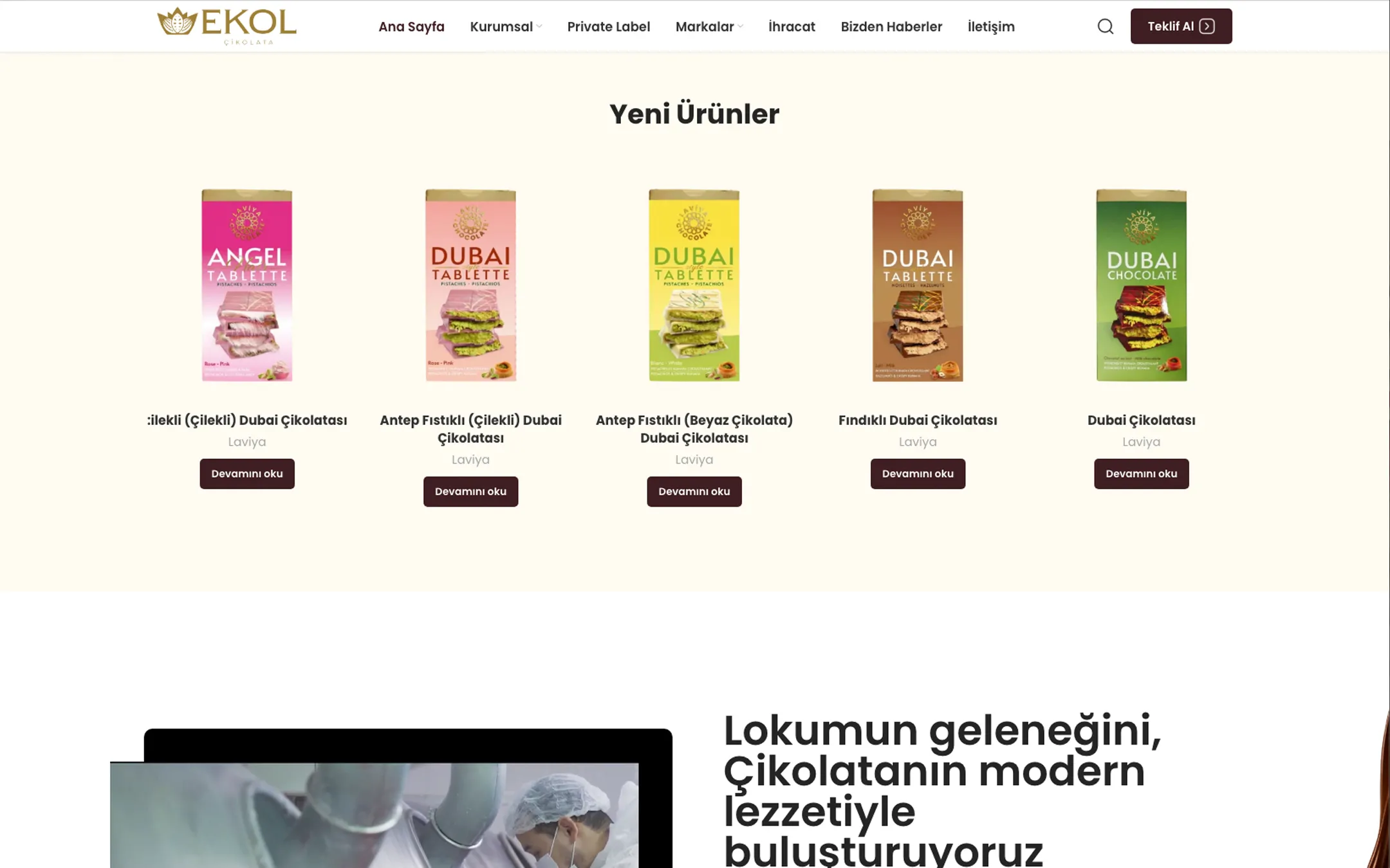 Ekol Çikolata