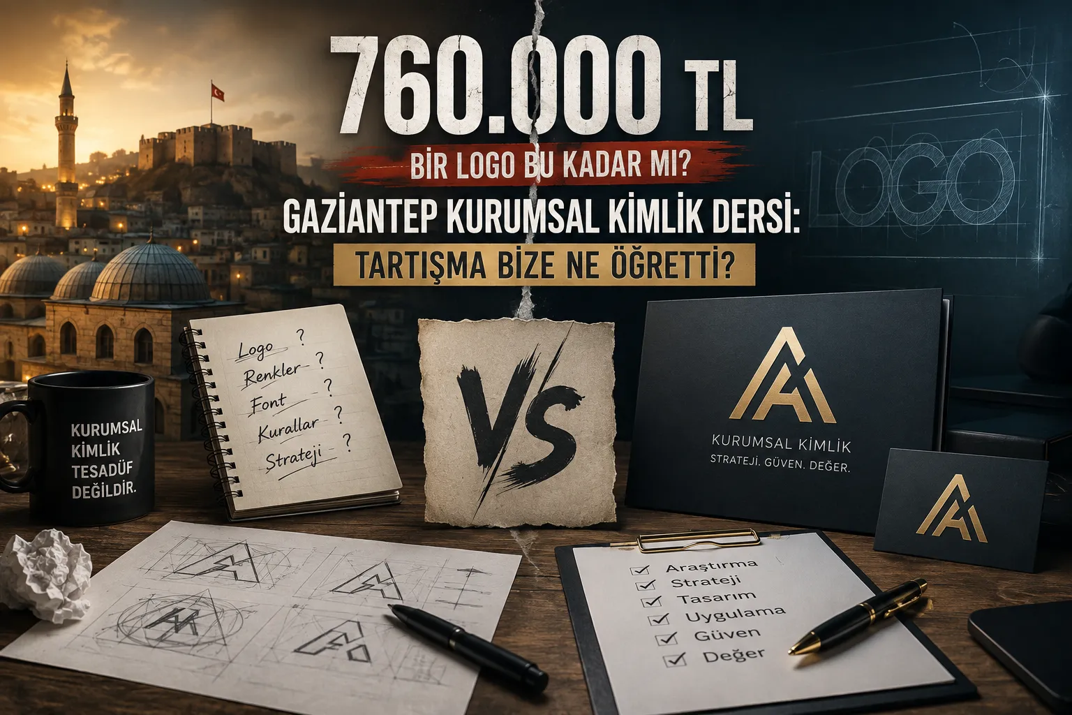 Gaziantep Kurumsal Kimlik Dersi: 760 Bin TL'lik Logo Tartışması Bize Ne Öğretti?