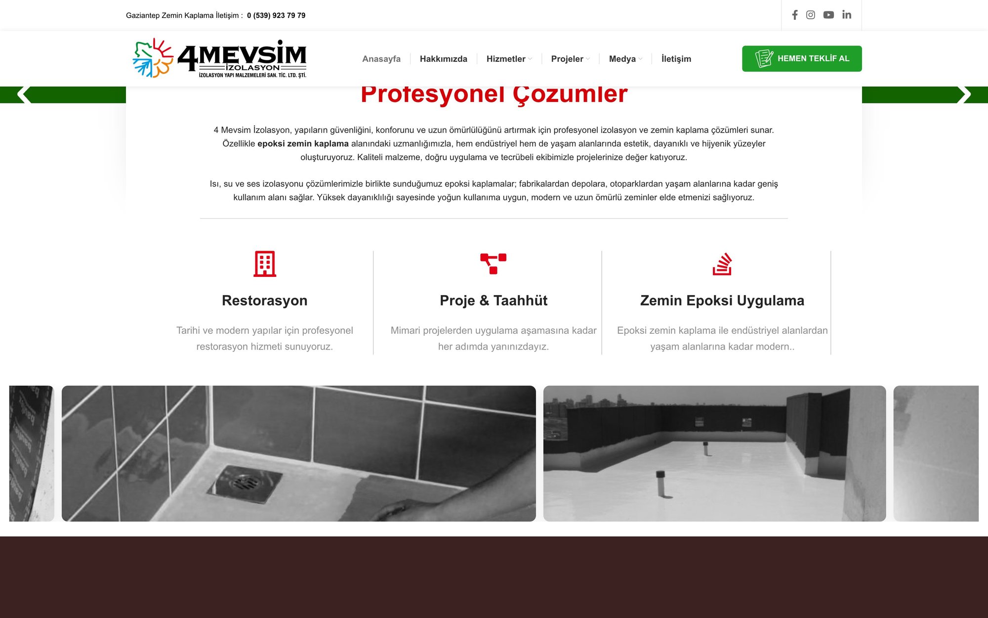 4 Mevsim İzolasyon