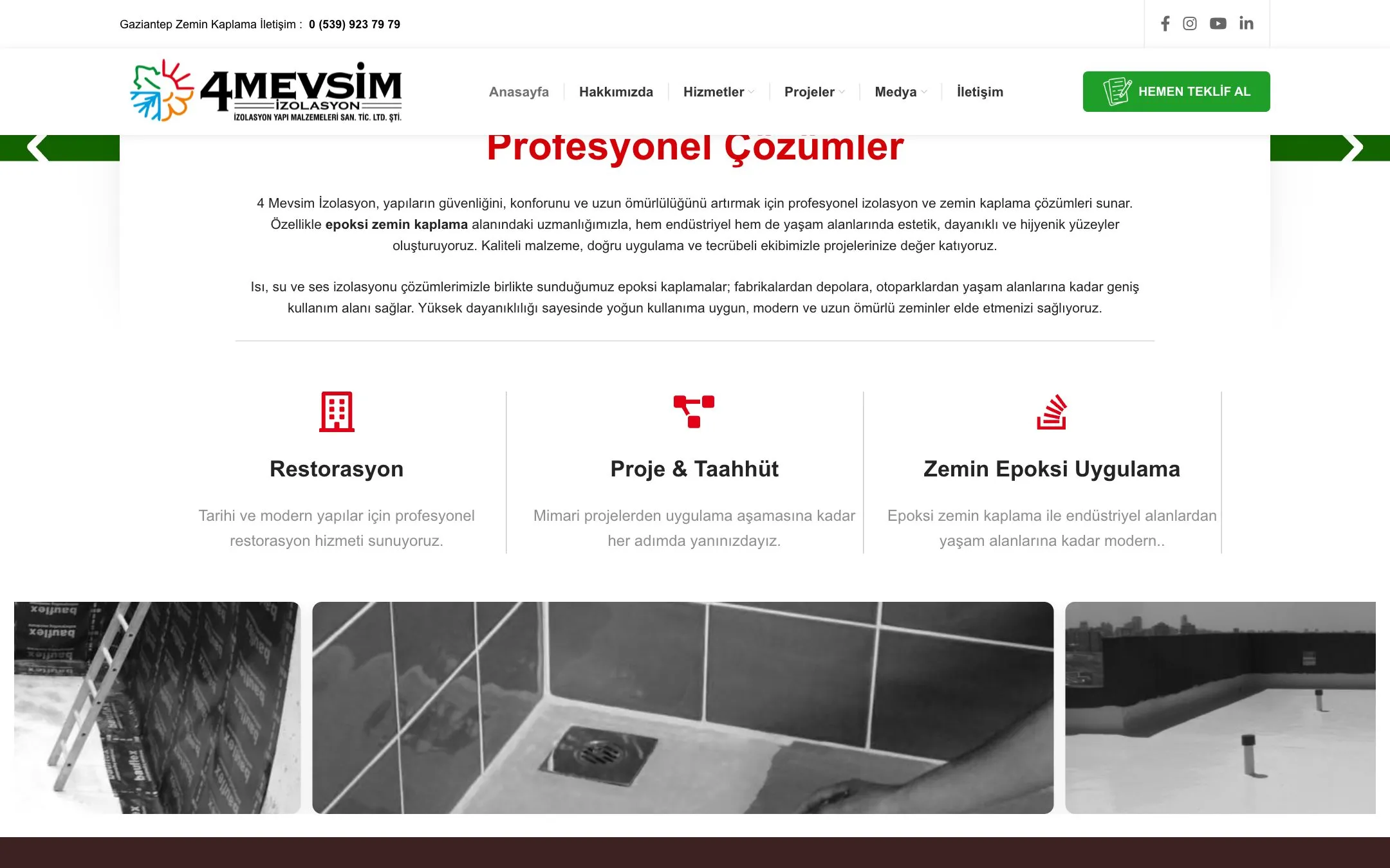 4 Mevsim İzolasyon