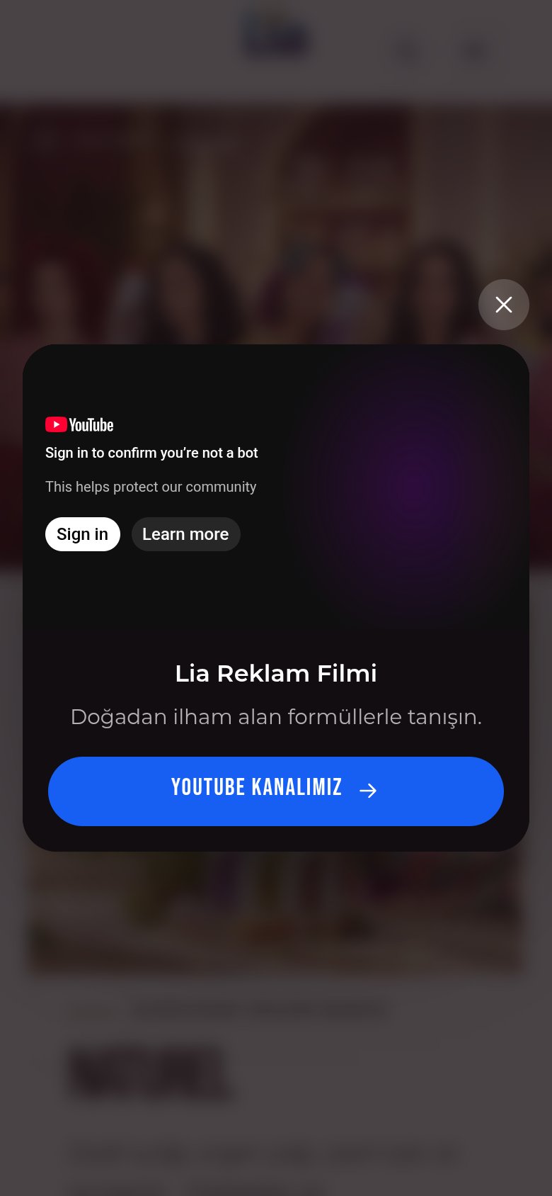 lia.com.tr — mobil görünüm