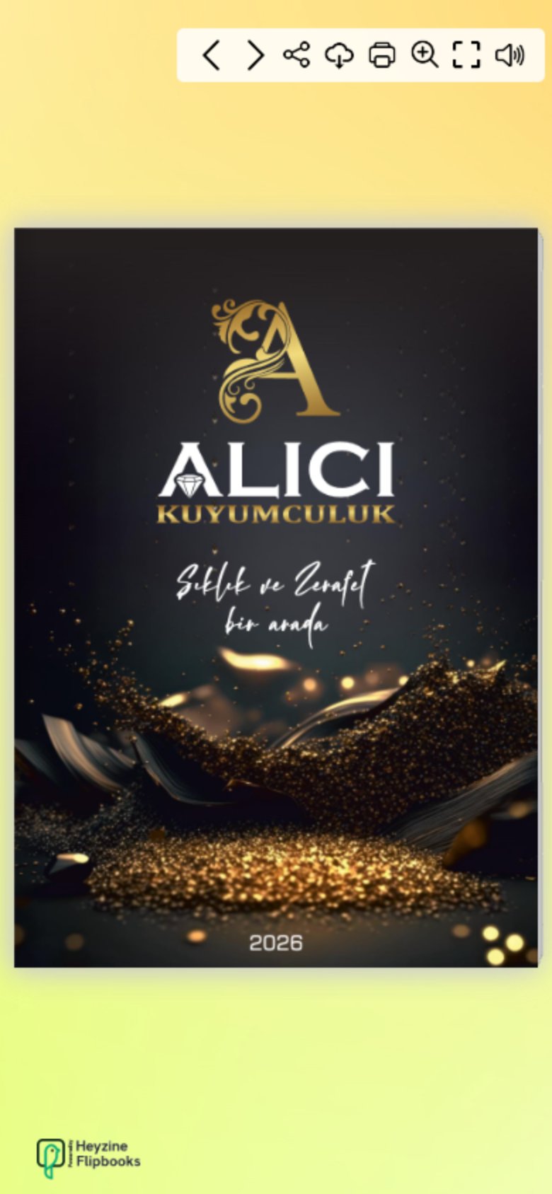 Alıcı Kuyumculuk — mobil görünüm