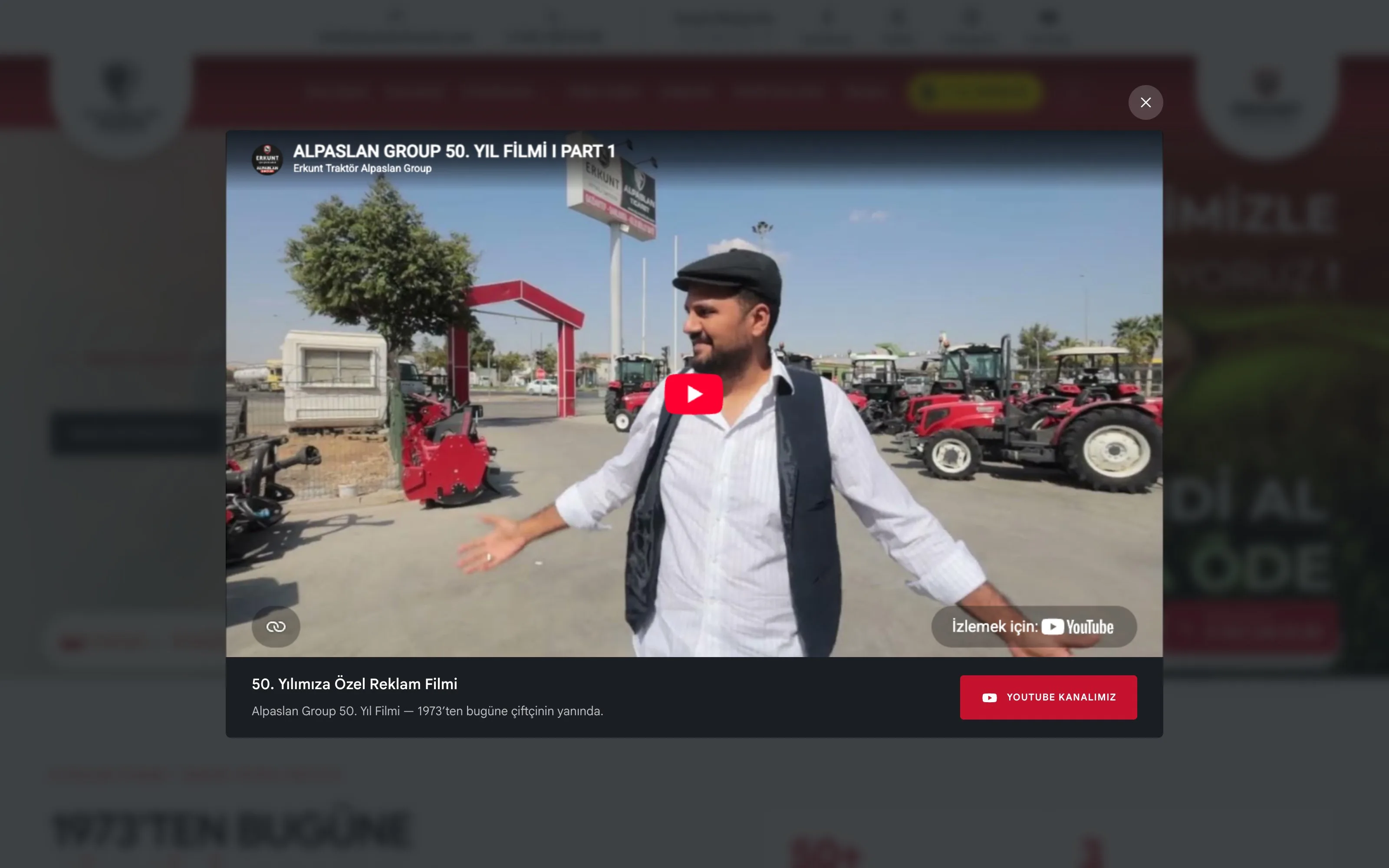 Alpaslan Ticaret web sitesi ekran görüntüsü