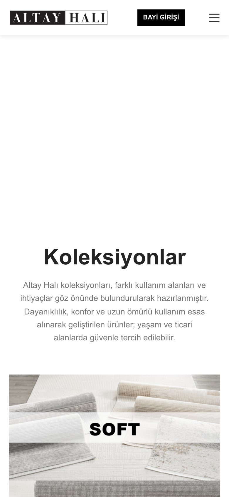 Altay Halı — mobil görünüm