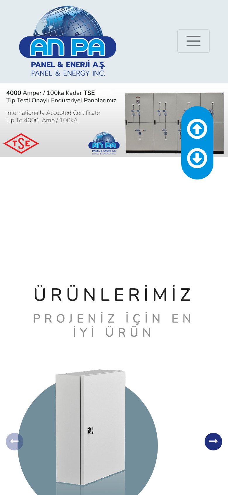 Anpa Panel — mobil görünüm