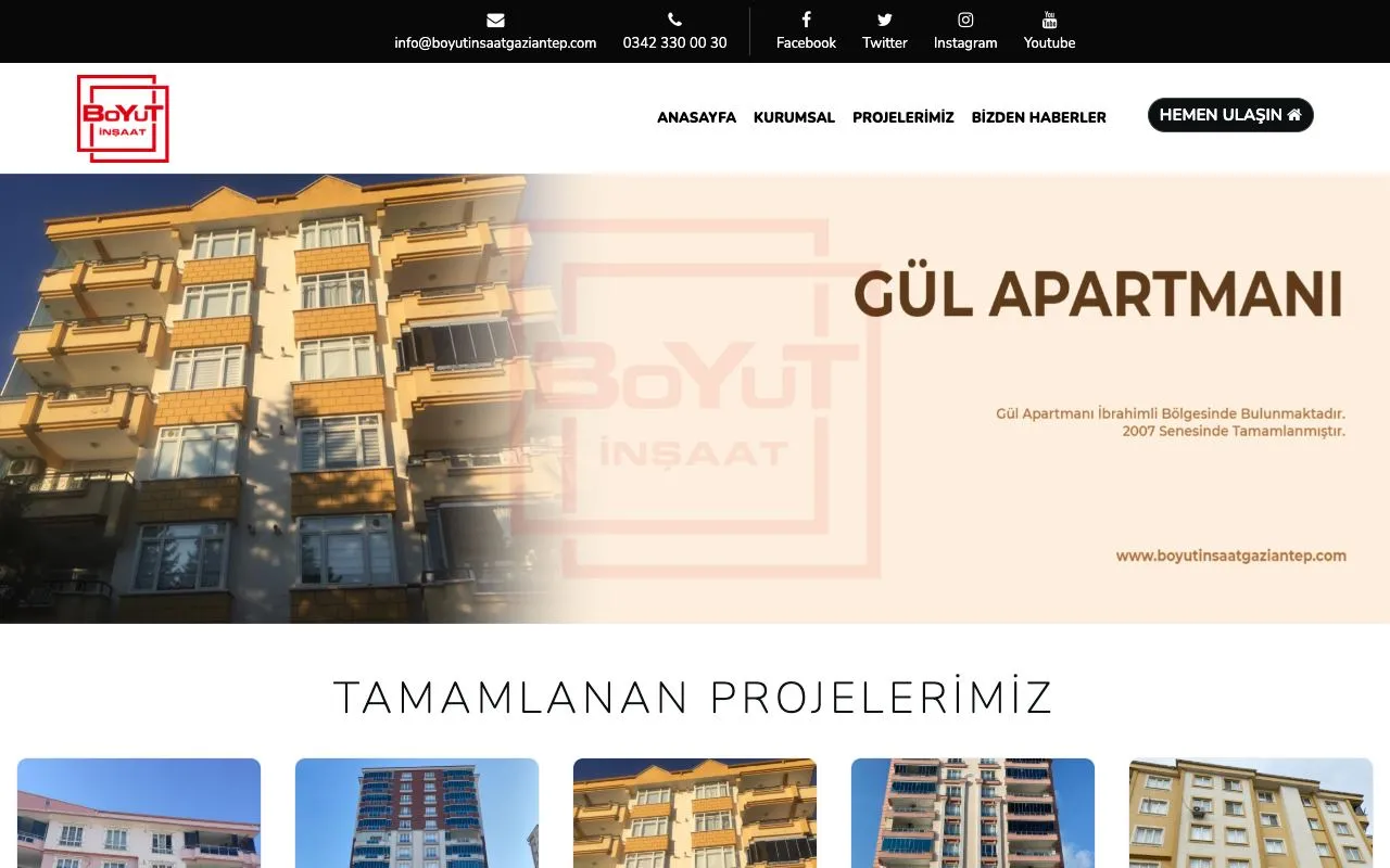 Boyut İnşaat Gaziantep