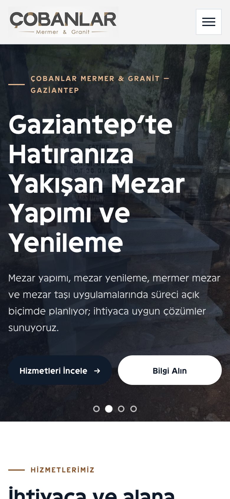 Çobanoğlu Mermer — mobil görünüm