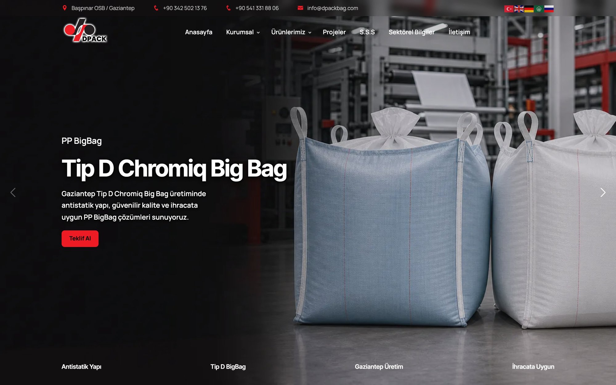 D Pack Bag
