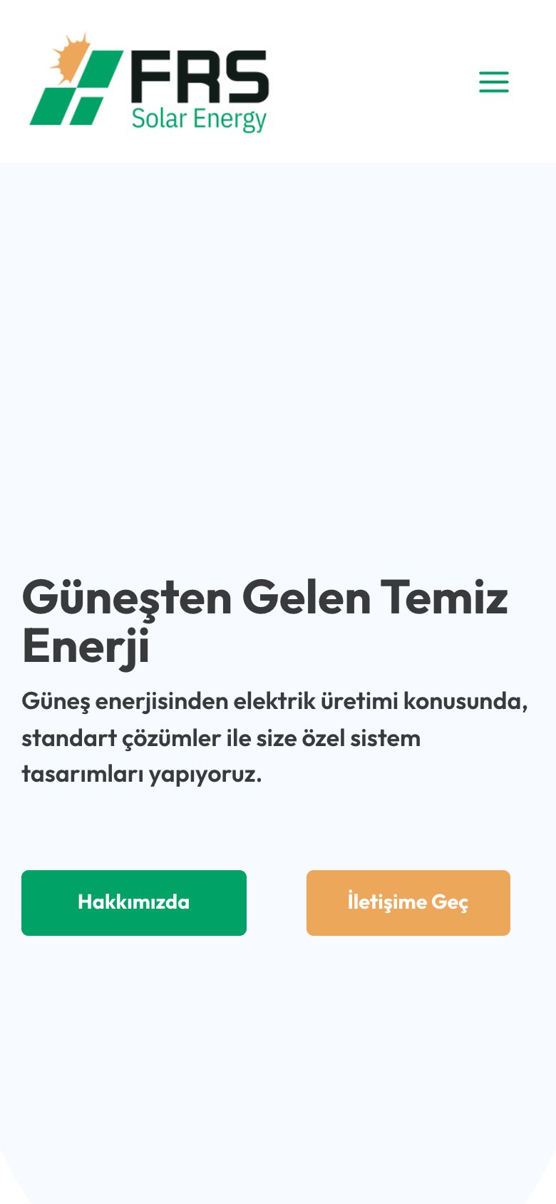 FRS Enerji — mobil görünüm