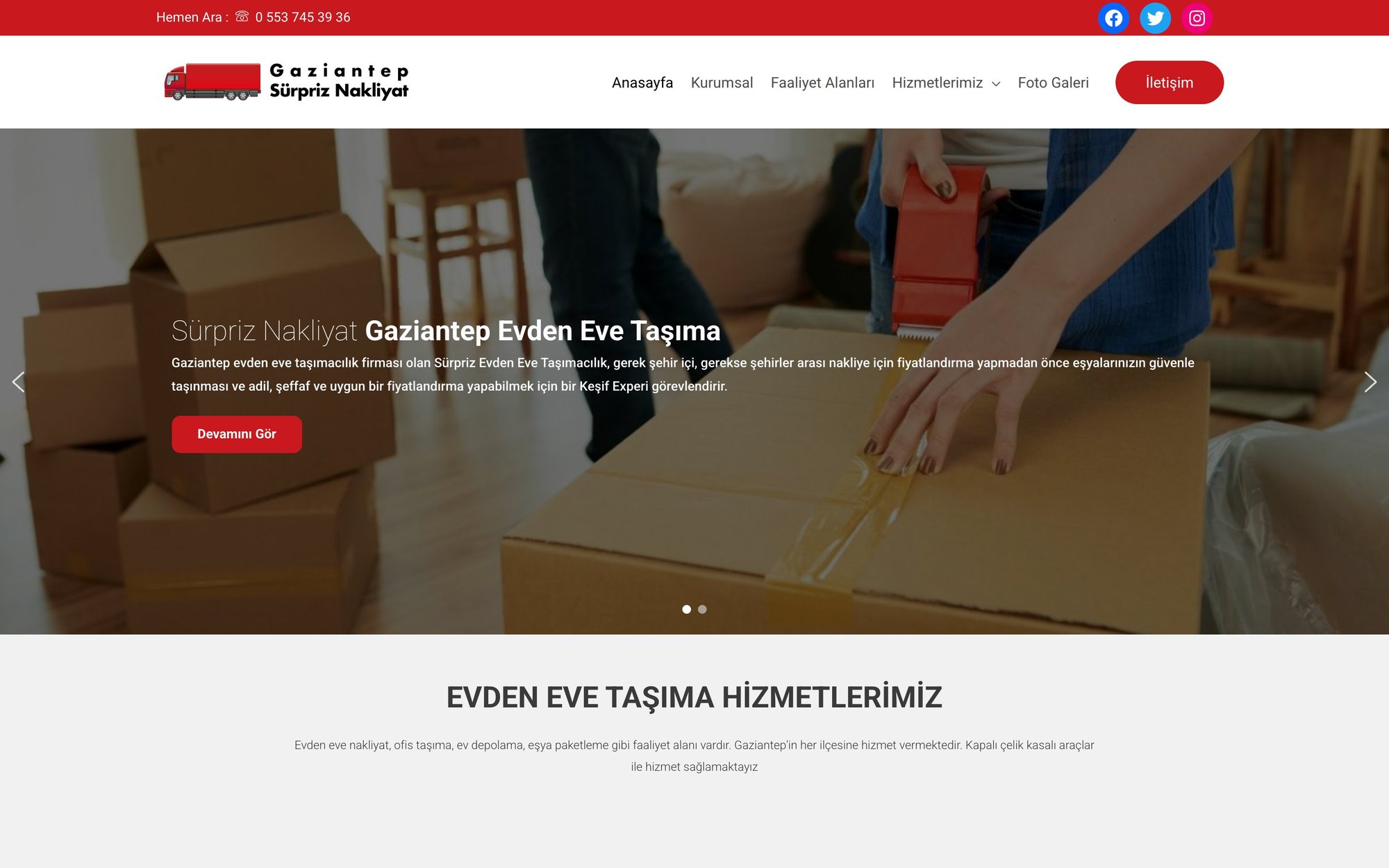 Gaziantep Sürpriz Nakliyat