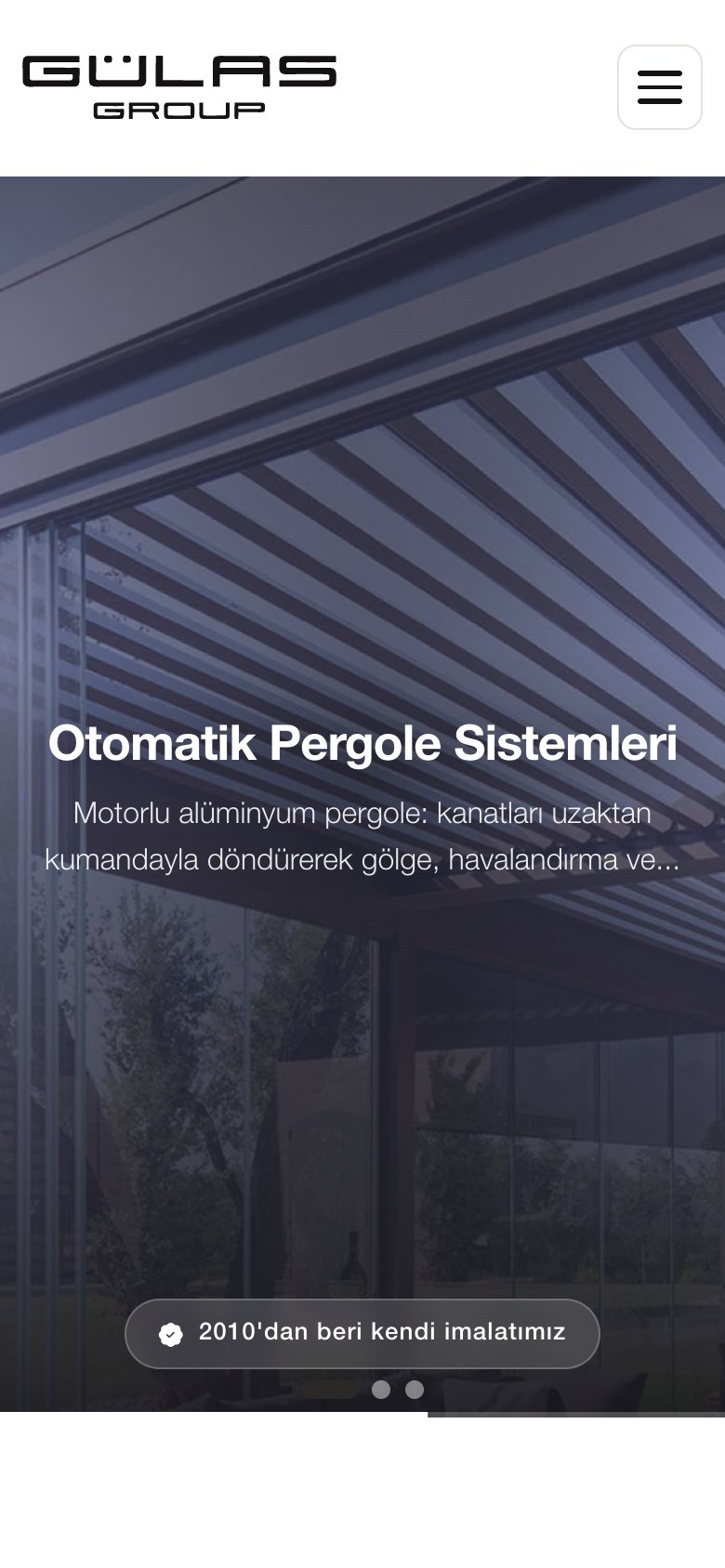 Gülas Group — mobil görünüm