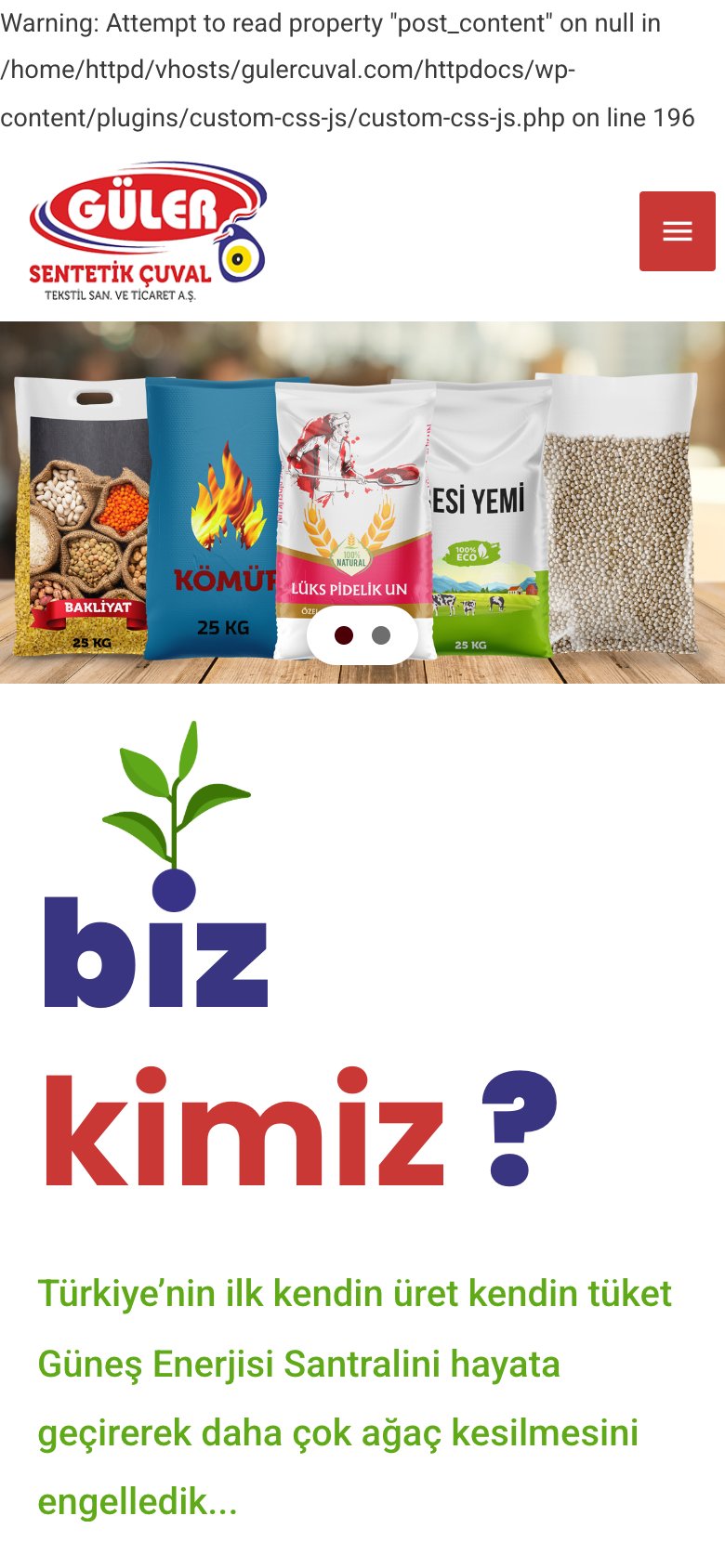 Güler Çuval — mobil görünüm