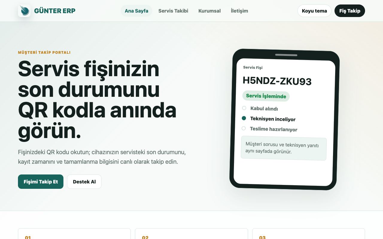 Günter Elektronik ERP