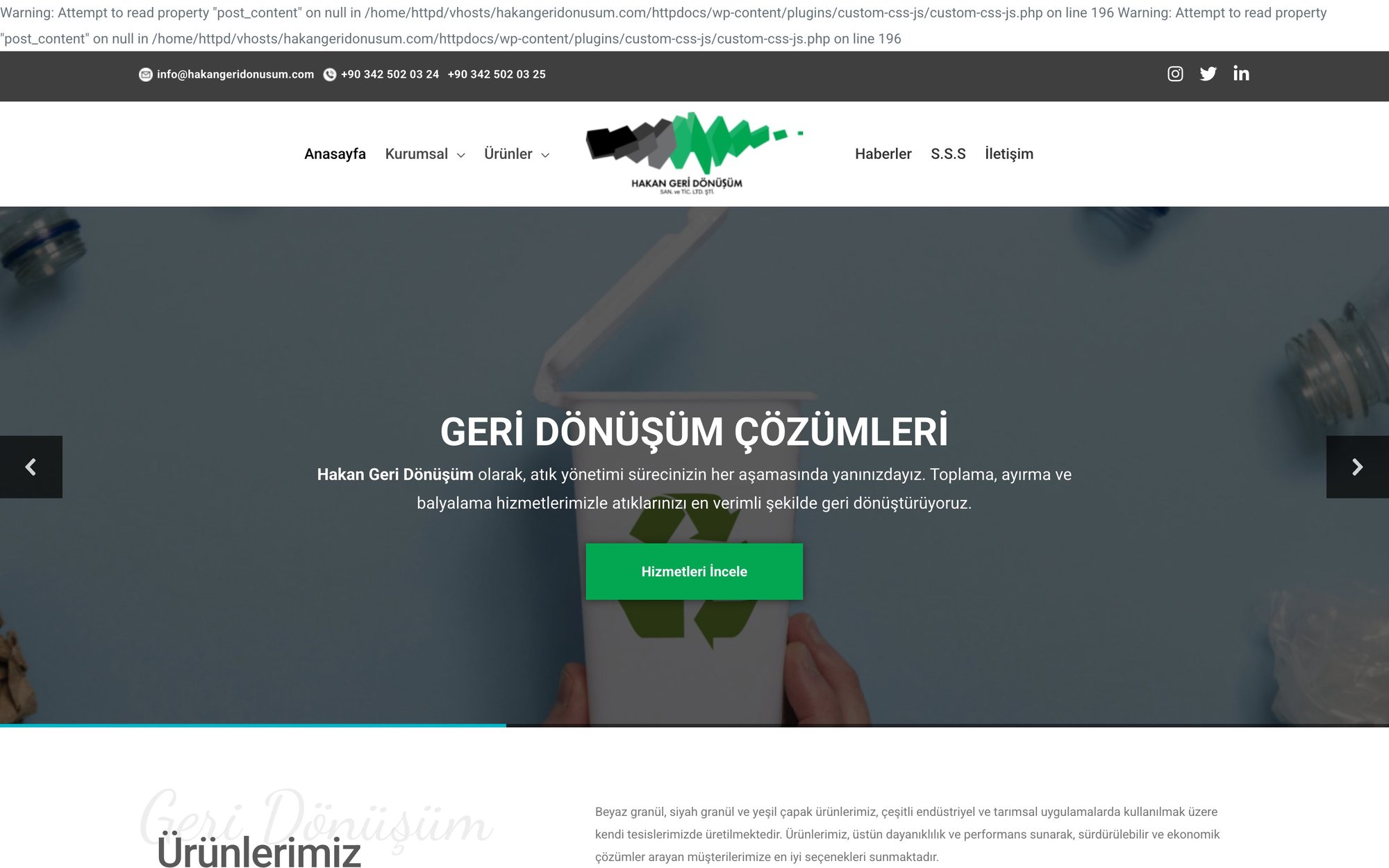 Hakan Geri Dönüşüm