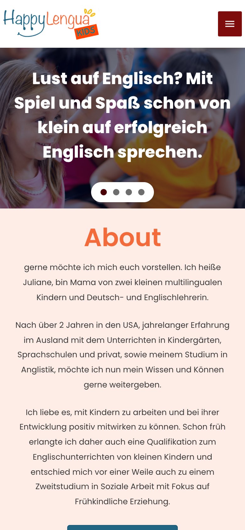 Happy Lengua — mobil görünüm