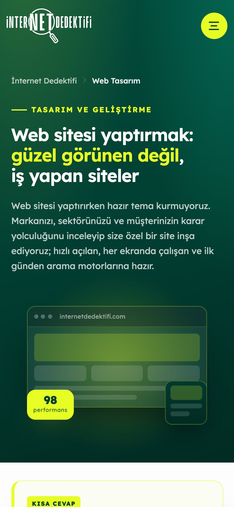 İnternet Dedektifi — mobil görünüm