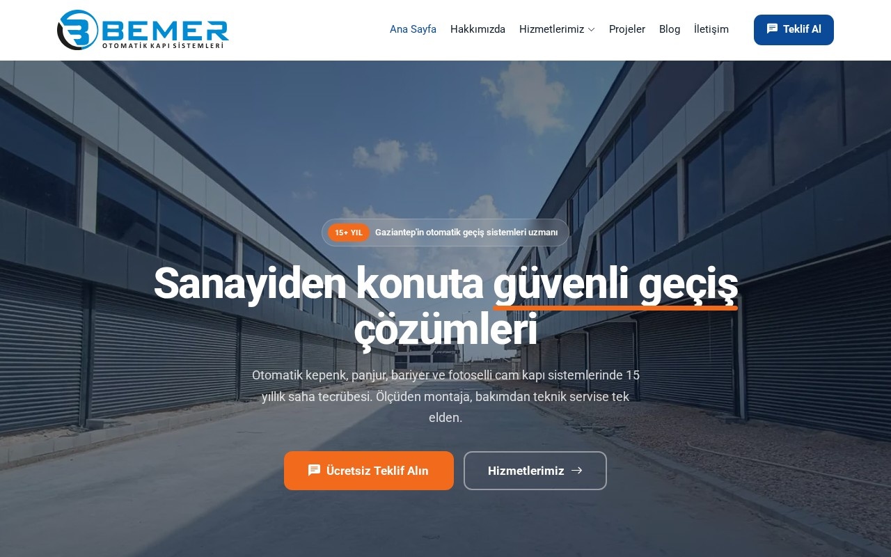 Bemer Otomatik Kapı