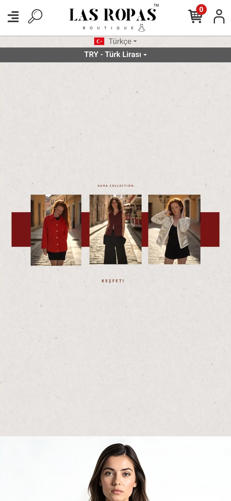 Las Ropas — mobil görünüm