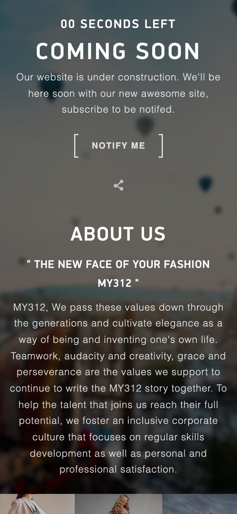 My312 — mobil görünüm