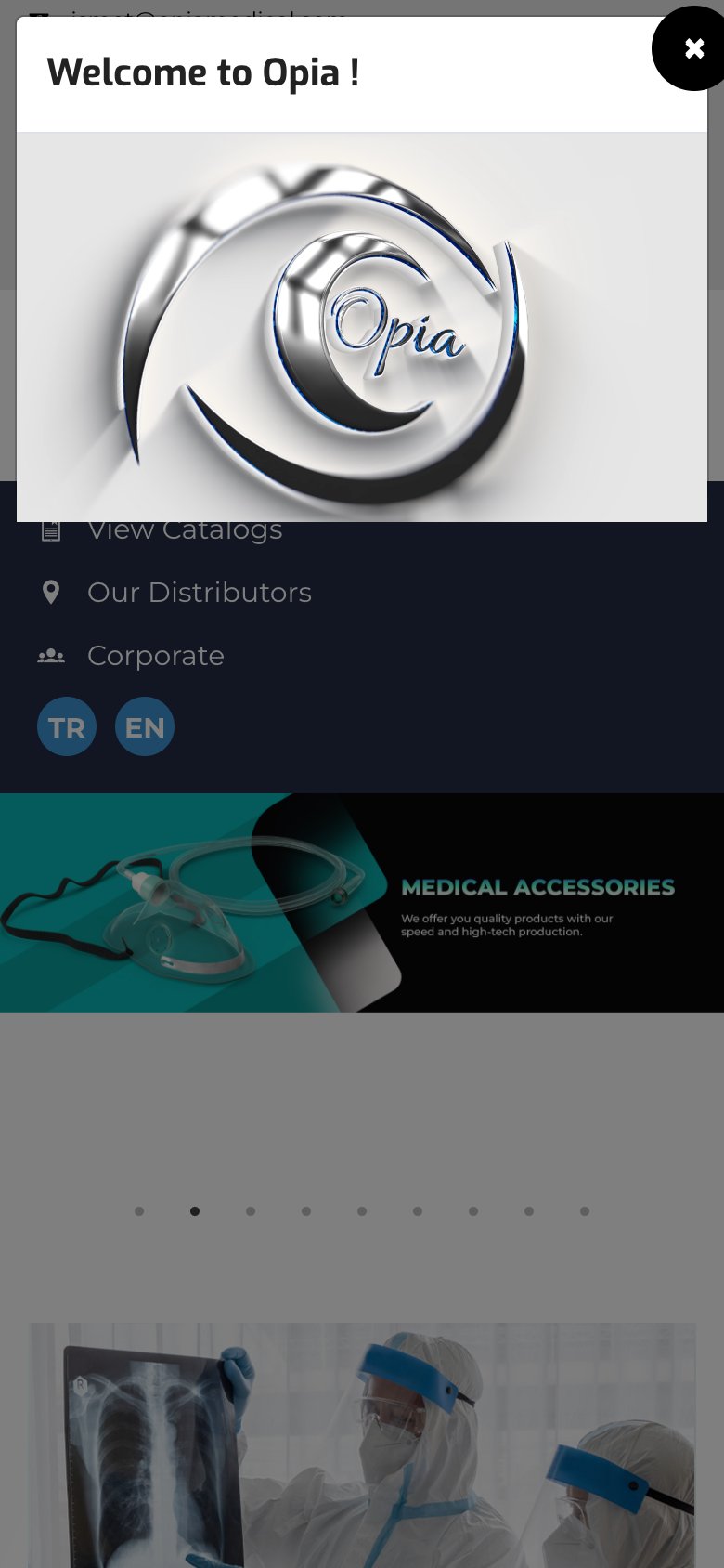 Opia Medical — mobil görünüm