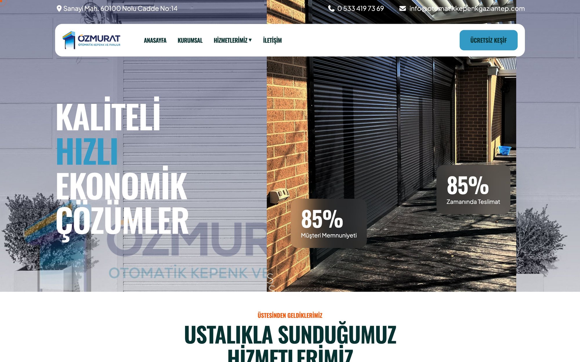 Otomatik Kepenk Gaziantep