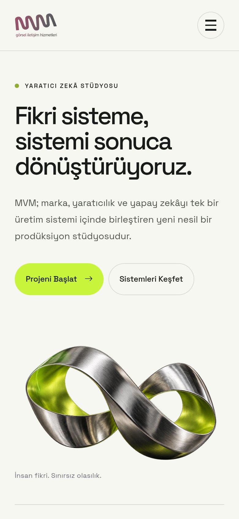 mvmajans.com — mobil görünüm