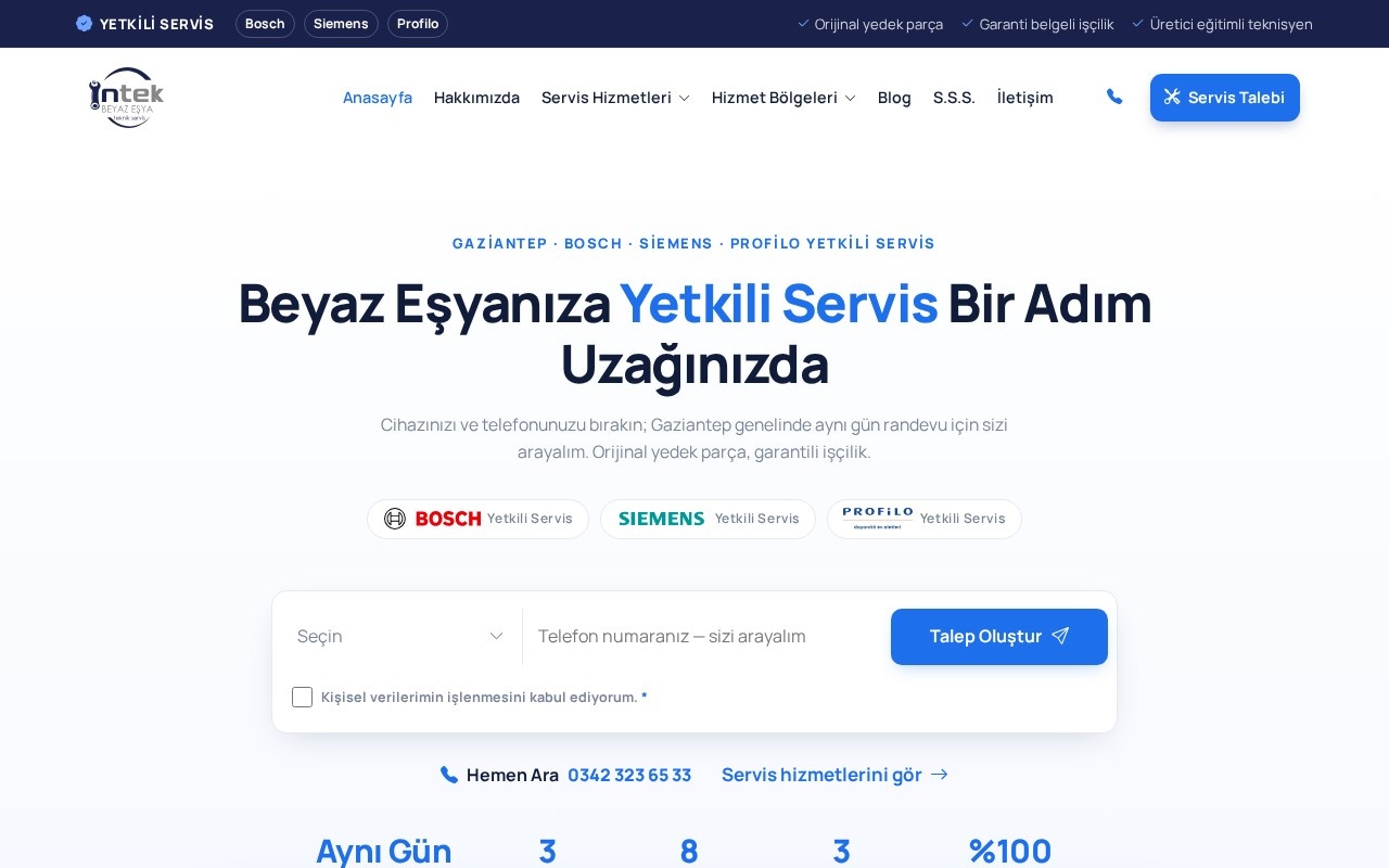 İntek Yetkili Servis