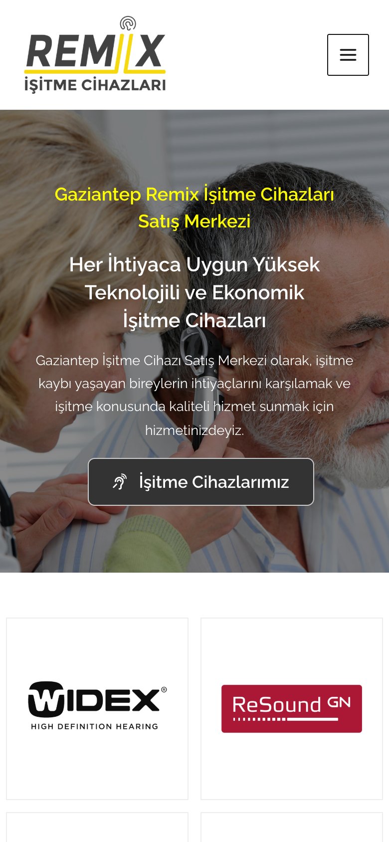 Remix İşitme Gaziantep — mobil görünüm