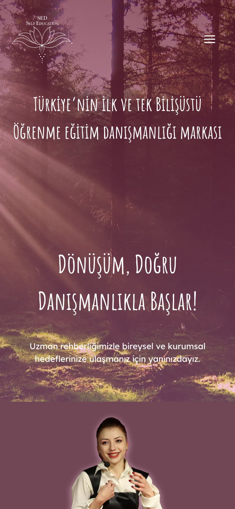 SED Self Education — mobil görünüm