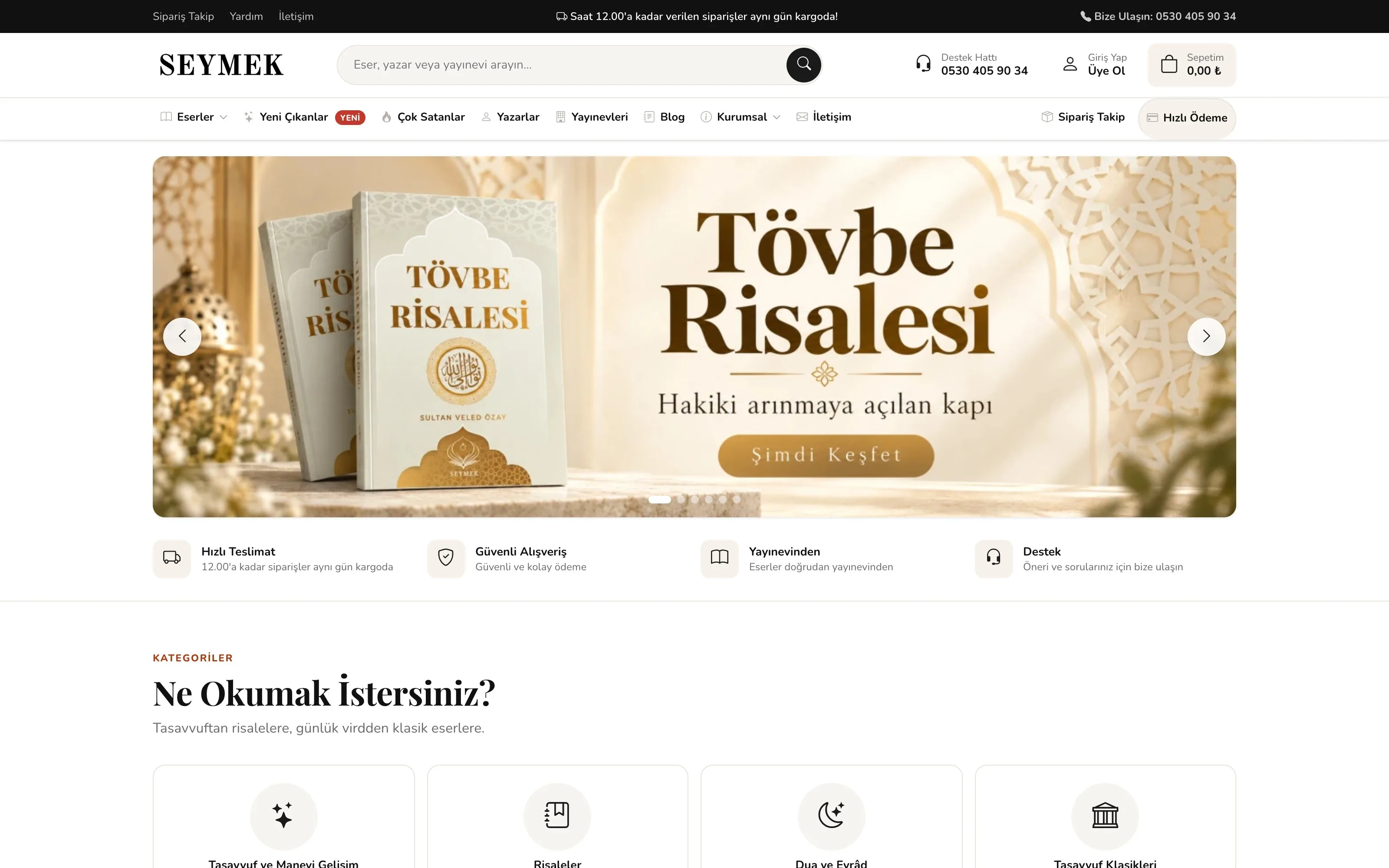 Seymek web sitesi ekran görüntüsü