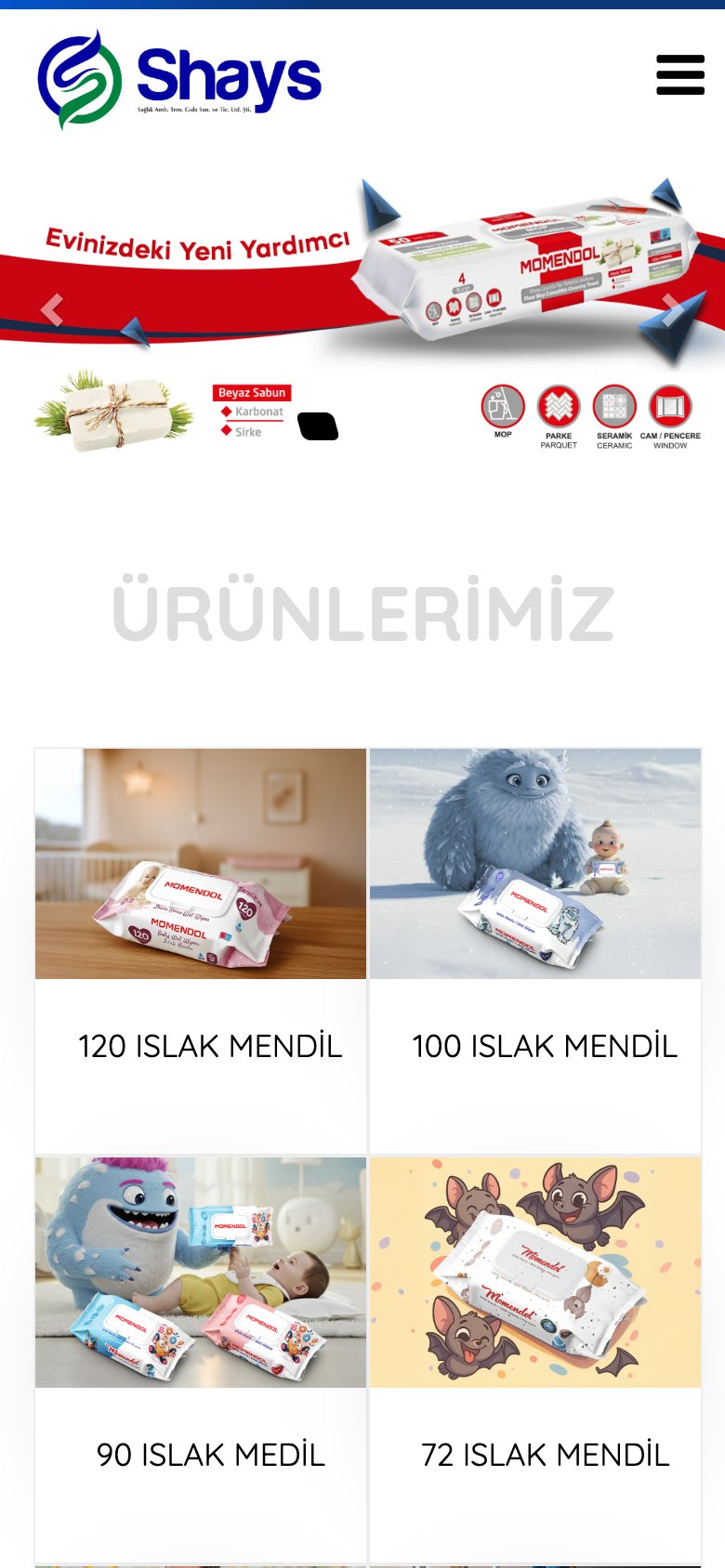 Shay Temizlik — mobil görünüm