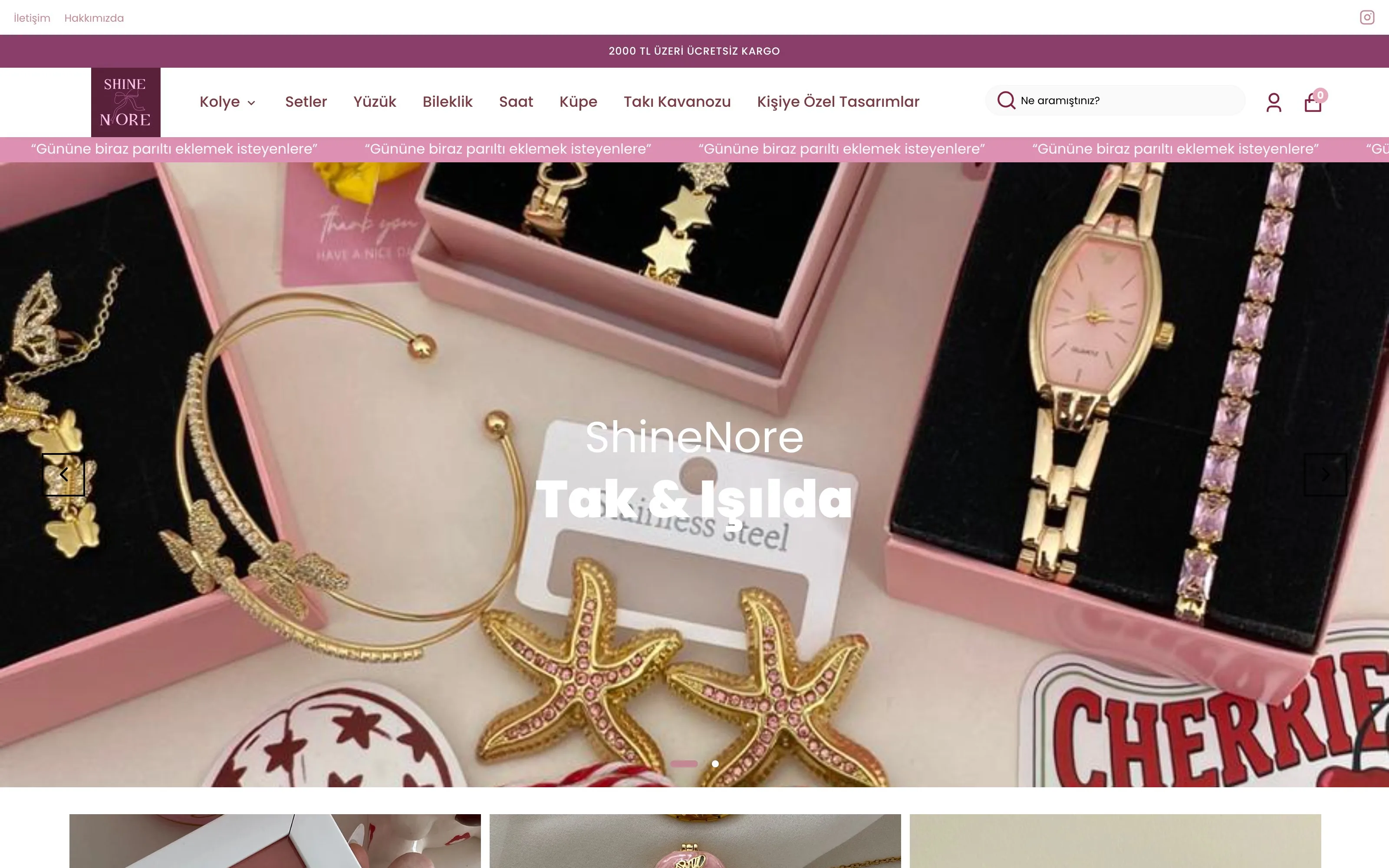Shine Spoon web sitesi ekran görüntüsü