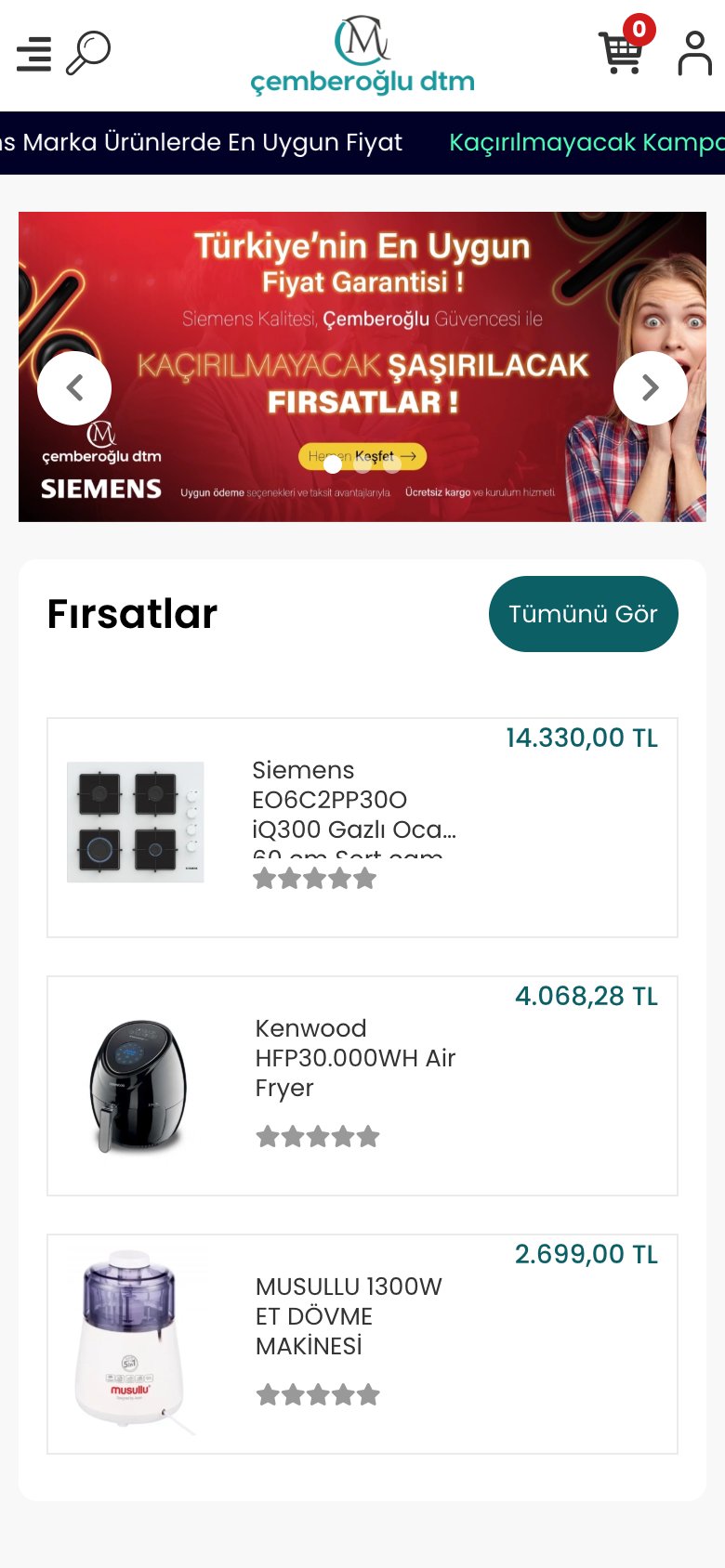 Siemens Çemberoğlu — mobil görünüm