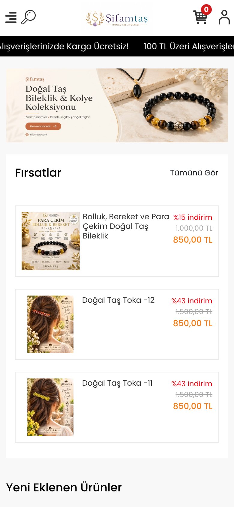 Şifamtaş — mobil görünüm