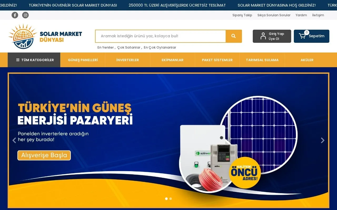 Solar Market Dünyası