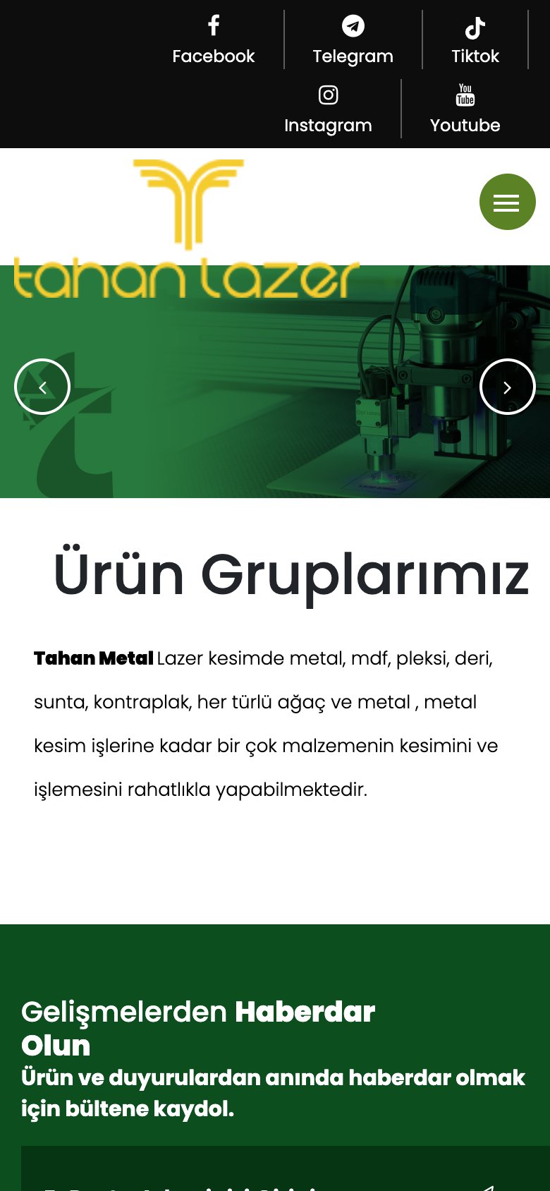 Tahan Metal — mobil görünüm