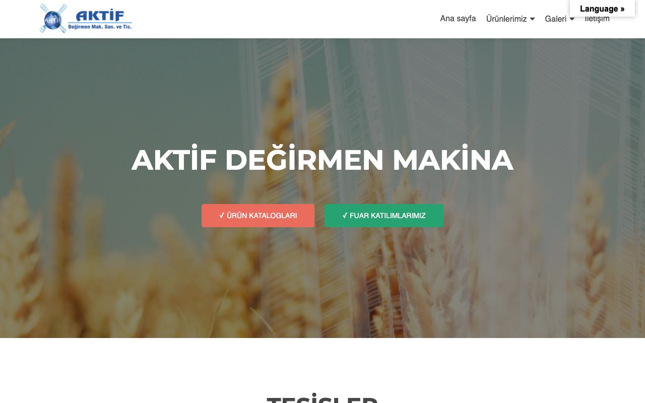Aktif Değirmen Makina