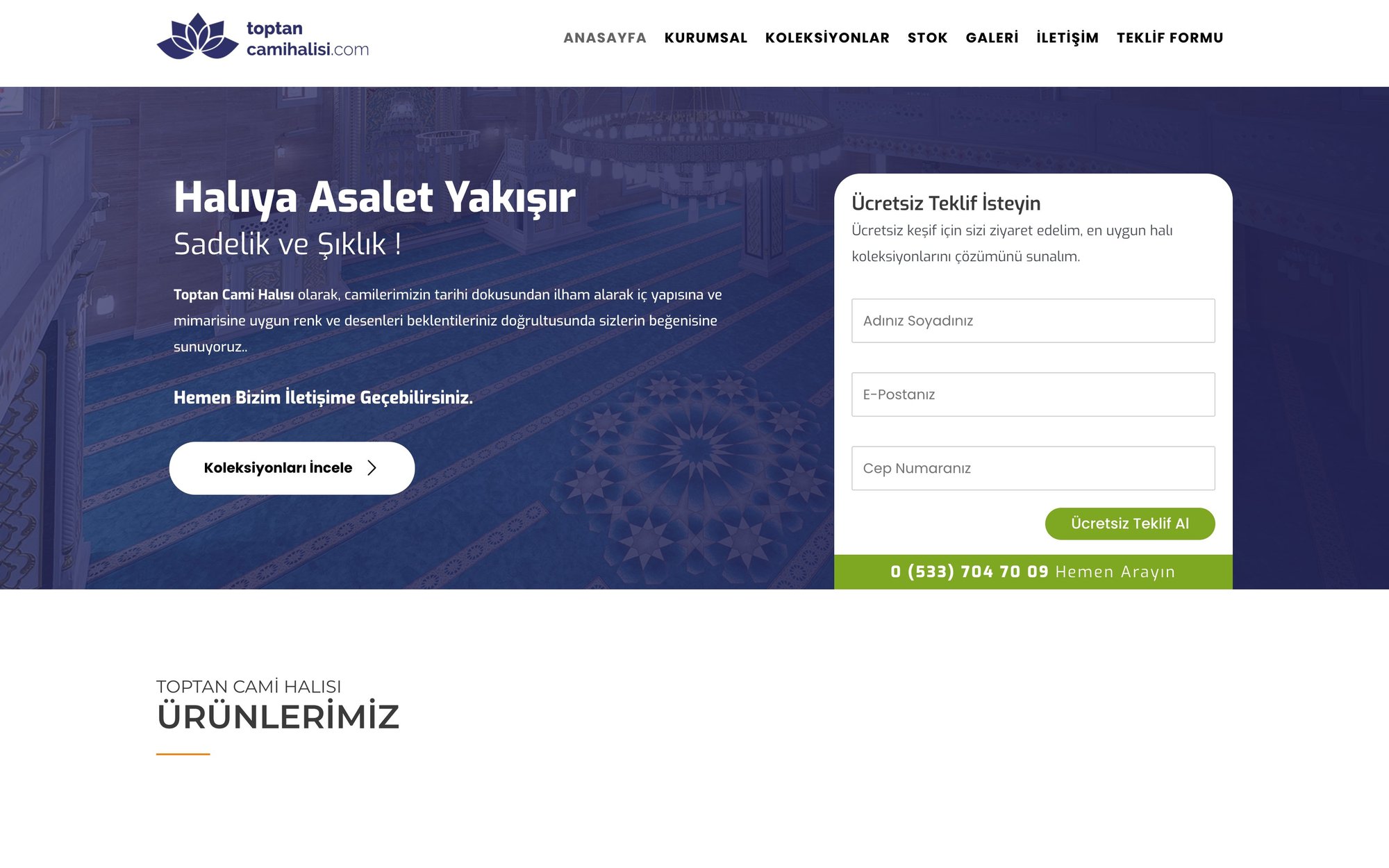 Toptan Cami Halısı
