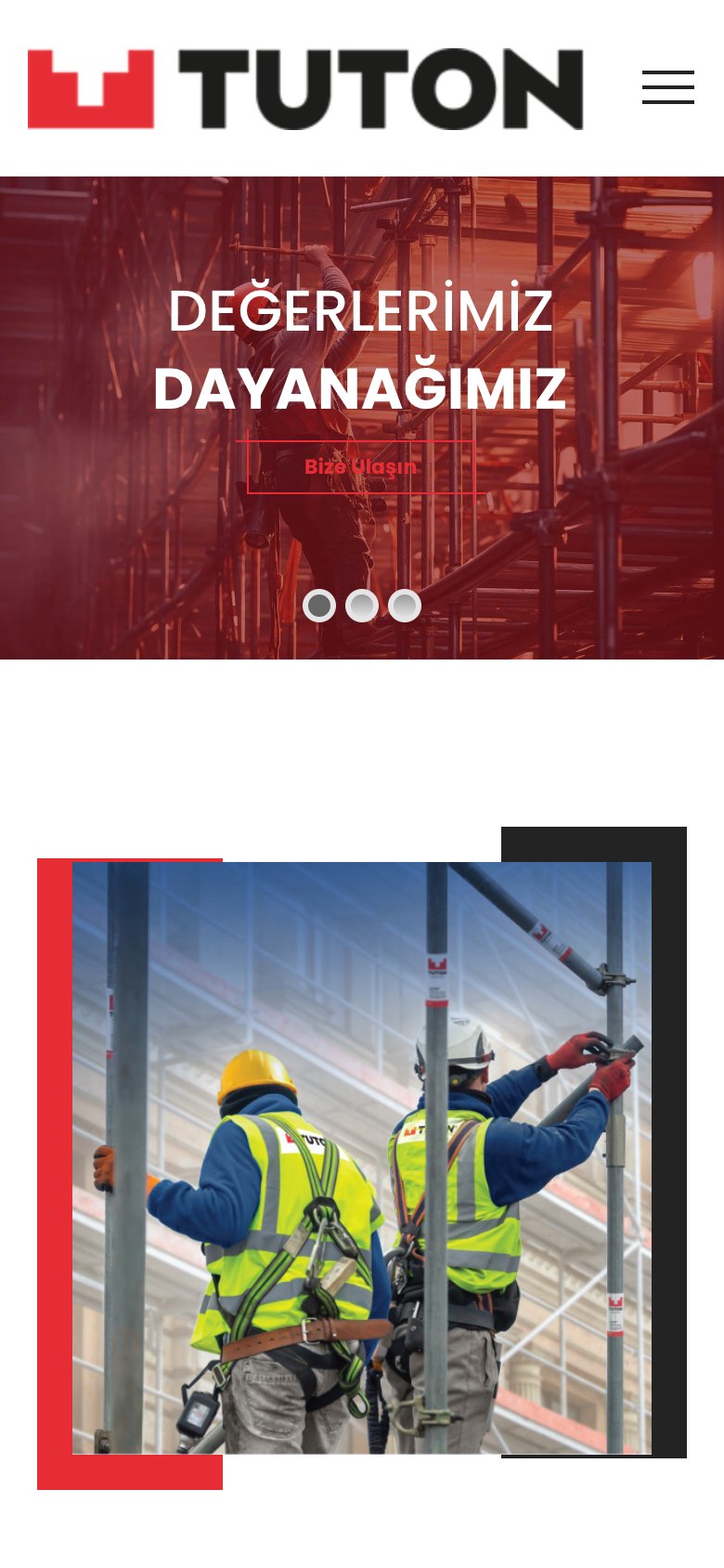 Tuton Metal — mobil görünüm
