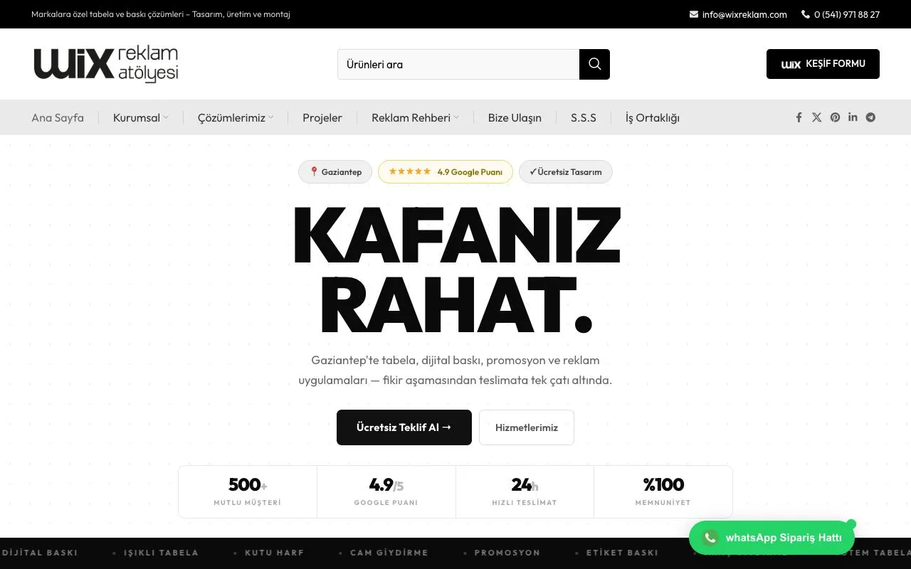 Wix Reklam