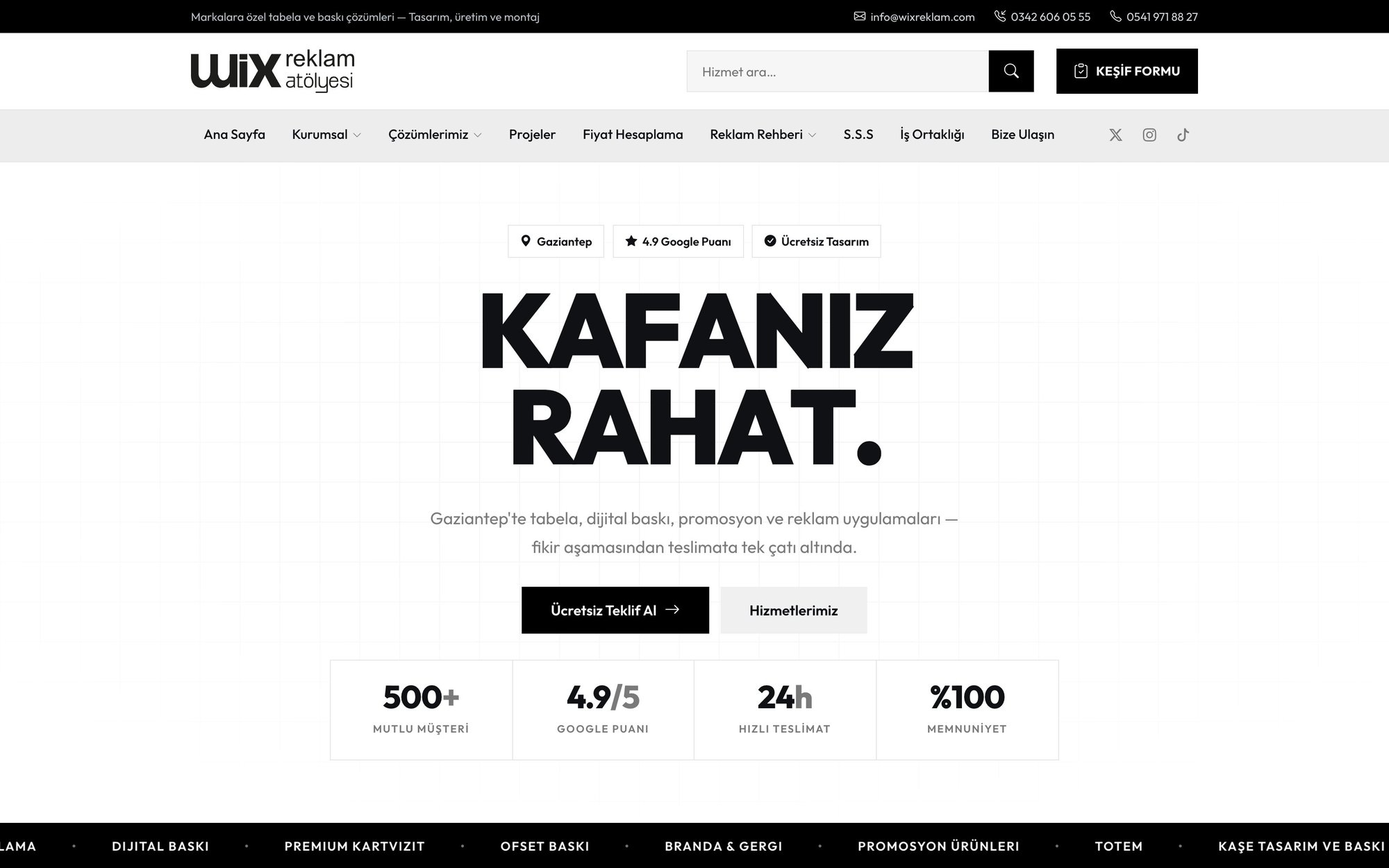 Wix Reklam