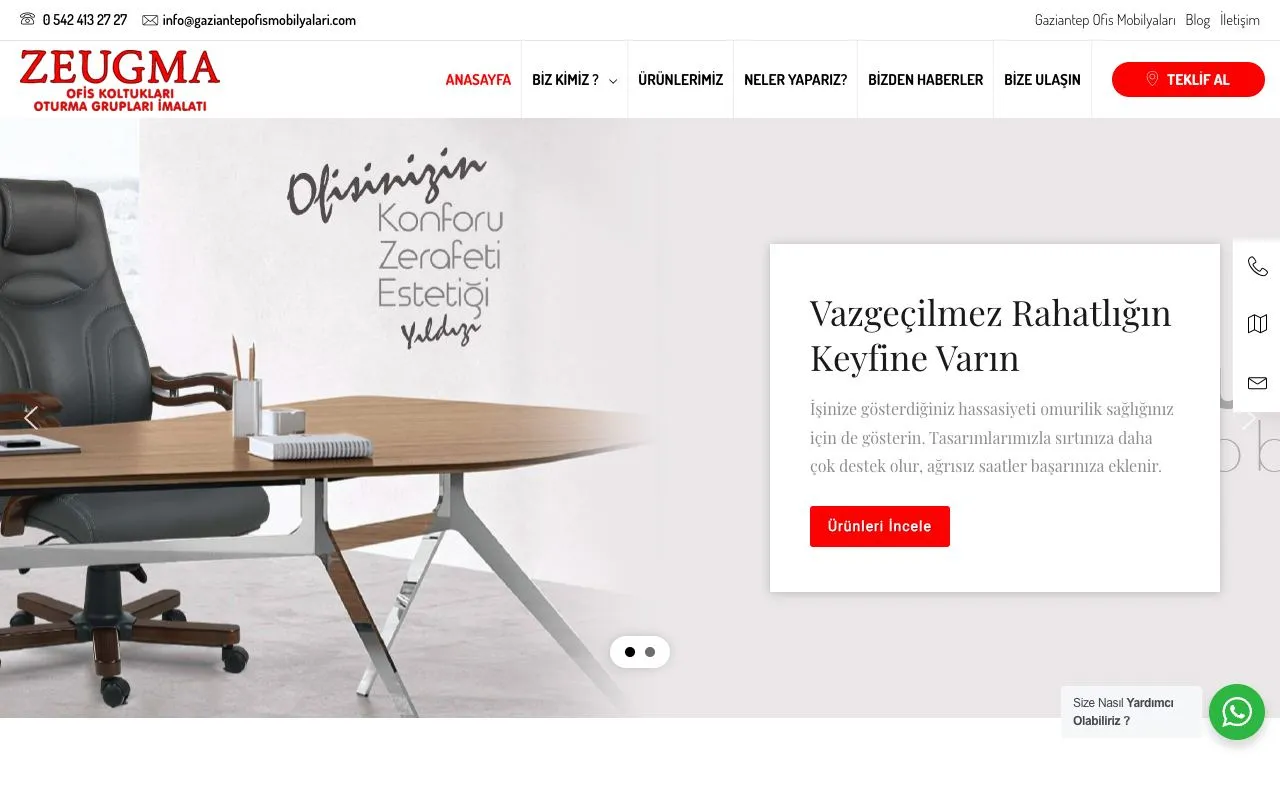 Zeugma Ofis Koltukları