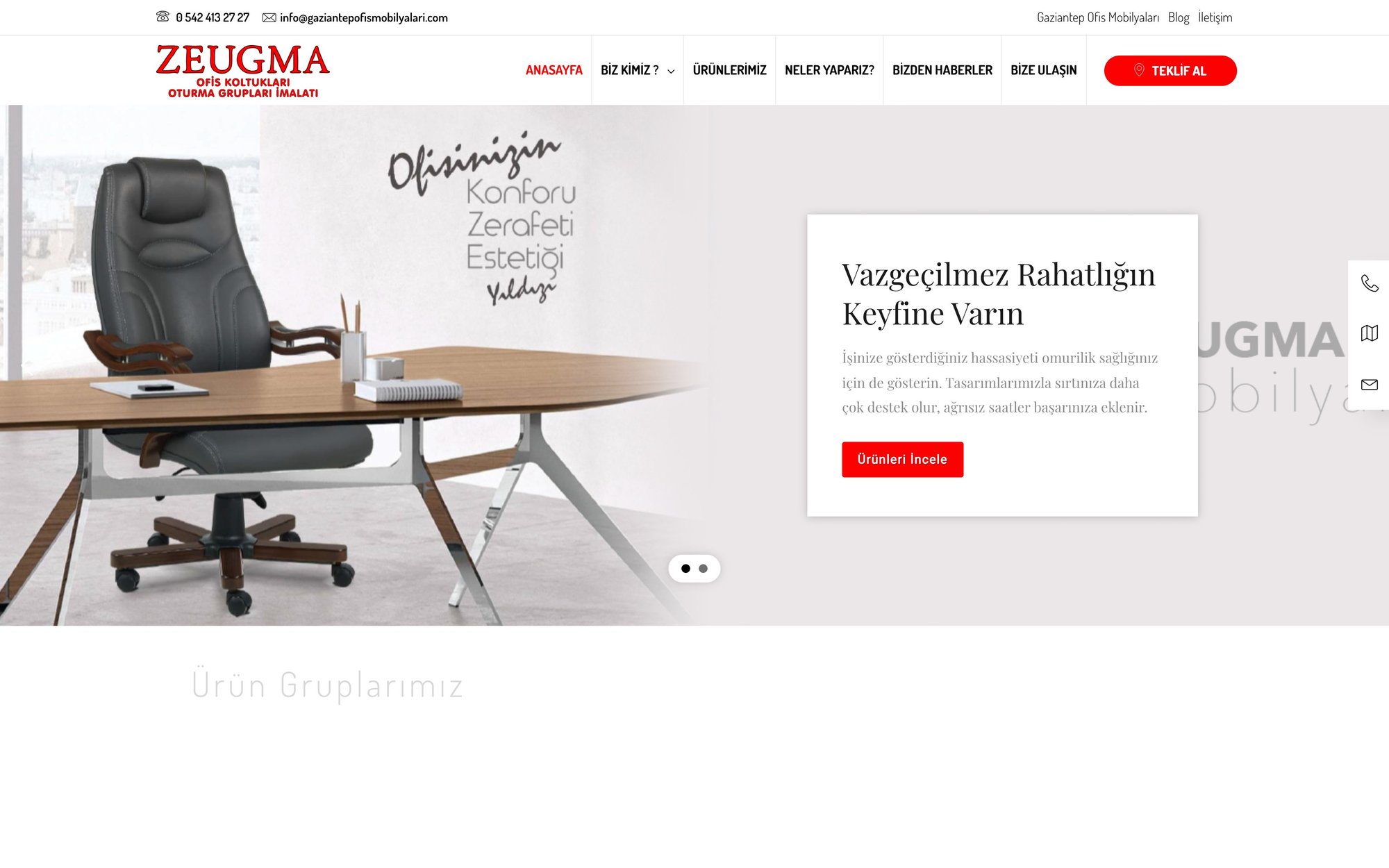 Zeugma Ofis Koltukları
